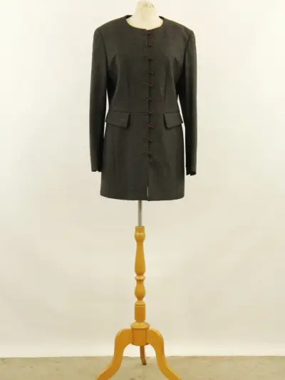 Natan Edouard Vermeulen damesjas met veterdetail 42 – kavel bij De Kringwinkel, Antwerpen