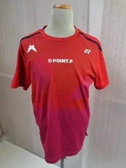 Badmintonshirt van Lucas Mazur, gesigneerd – kavel bij De Kringwinkel, Waardamme