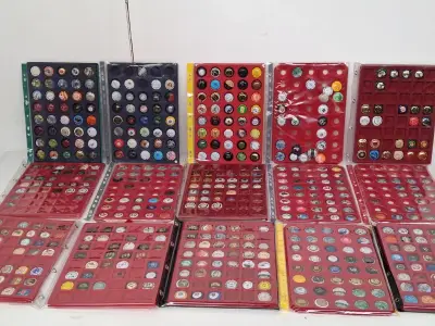 Collectie champagne en cavacapsules – kavel bij De Kringwinkel, Waardamme