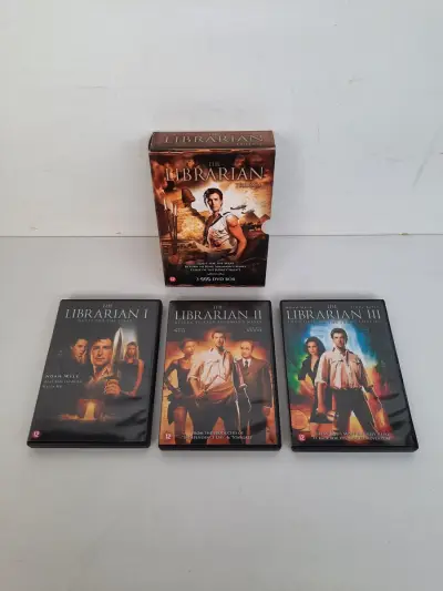DVD Boxset: The Librarian Trilogy (3 DVD's) – kavel bij De Kringwinkel, Waardamme