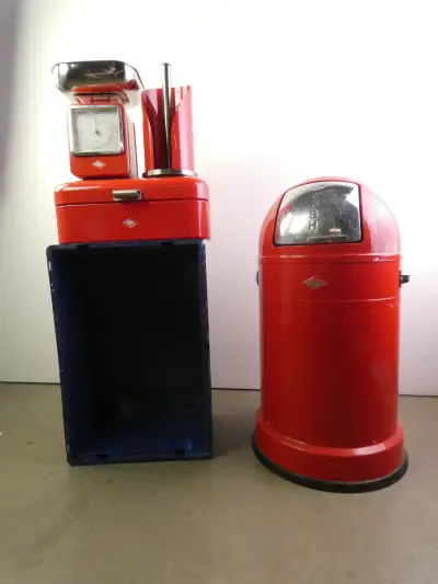 Prachtige set vintage Wesco keukenaccessoires – kavel bij De Kringwinkel, Heverlee