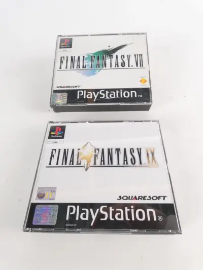 Final Fantasy VII en IX PlayStation spellen set – kavel bij De Kringwinkel, Heverlee
