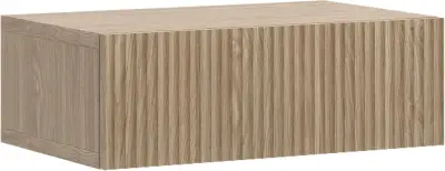 Selsey Hangend nachtkastje met lamellenlade, 50 x 17 cm – kavel bij GSD Auctions, Zoeterwoude