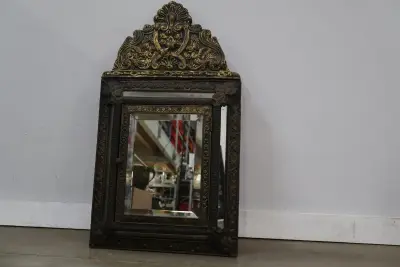 Antieke messing spiegel – kavel bij GSD Auctions, Zoeterwoude
