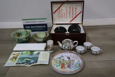 Chinees theeservies – kavel bij GSD Auctions, Zoeterwoude
