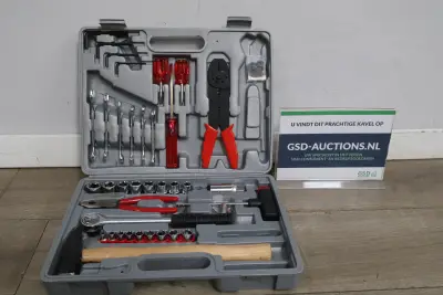 Gereedschapsset in koffer – kavel bij GSD Auctions, Zoeterwoude