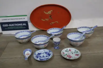 Oosters Servies – kavel bij GSD Auctions, Zoeterwoude
