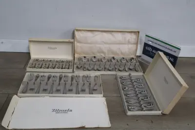 Zilmeta bestekset in dozen – kavel bij GSD Auctions, Zoeterwoude