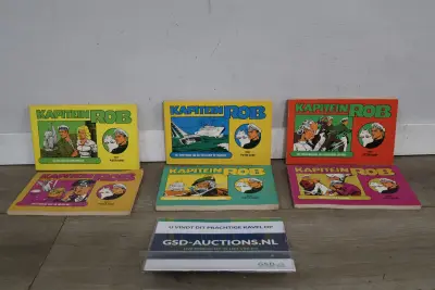 Kapitein Rob stripboeken set door Pieter Kuhn – kavel bij GSD Auctions, Zoeterwoude