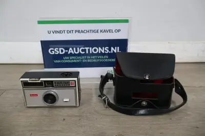 Kodak Instamatic 104 camera met leren draagtas' – kavel bij GSD Auctions, Zoeterwoude
