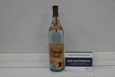 Decoratieve Asbach Uralt Fles Jenever (leeg) – kavel bij GSD Auctions, Zoeterwoude