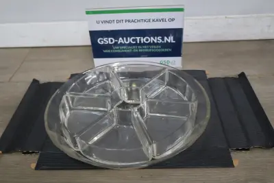 Glazen Borrelschaal' – kavel bij GSD Auctions, Zoeterwoude