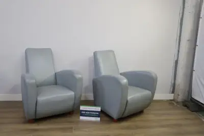 Set van 2 Lederen fauteuils – kavel bij GSD Auctions, Zoeterwoude