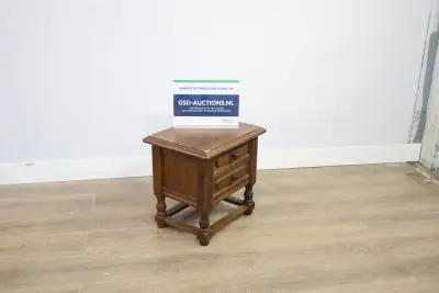 Houten ladeblok met twee laden – kavel bij GSD Auctions, Zoeterwoude