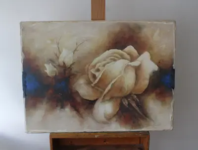 Schilderij van Rozen – kavel bij GSD Auctions, Zoeterwoude