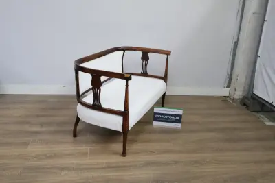 Antieke houten fauteuil, Sofa - 19e-eeuws – kavel bij GSD Auctions, Zoeterwoude