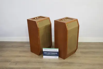 Vintage luidsprekers set - Wharfdale Model W3 – kavel bij GSD Auctions, Zoeterwoude