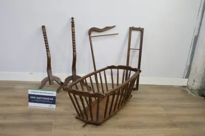 Antiek Houten Wieg – kavel bij GSD Auctions, Zoeterwoude