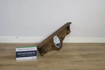 Antieke kapstok met spiegel en haken – kavel bij GSD Auctions, Zoeterwoude