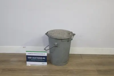Zinken Afvalemmer – kavel bij GSD Auctions, Zoeterwoude