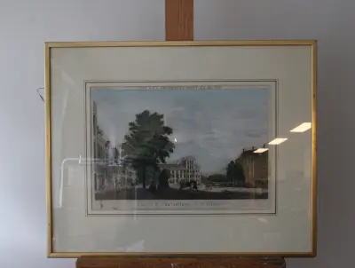 Ingelijste gravure van La Haye – kavel bij GSD Auctions, Zoeterwoude