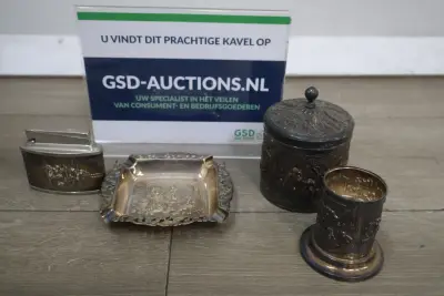 Verzilverde Antieke Sierobjecten – kavel bij GSD Auctions, Zoeterwoude