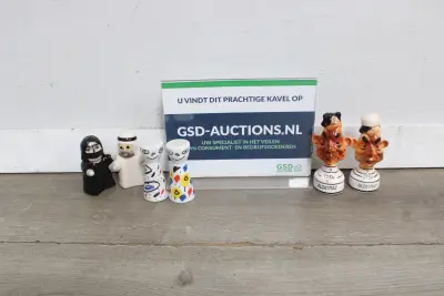 Set keramische peper- en zoutvaatjes – kavel bij GSD Auctions, Zoeterwoude