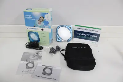 Litebook Elite lichttherapie apparaat met accessoires – kavel bij GSD Auctions, Zoeterwoude