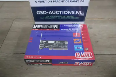 Sweex 3 Port FireWire PCI kaart – kavel bij GSD Auctions, Zoeterwoude