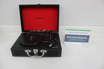 Ricatech RTT20 platenspeler in draagkoffer – kavel bij GSD Auctions, Zoeterwoude