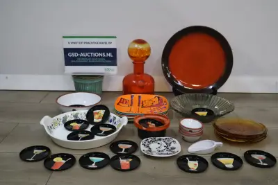 Set gedecoreerde schalen – kavel bij GSD Auctions, Zoeterwoude
