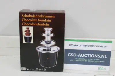Chocoladefontein in doos – kavel bij GSD Auctions, Zoeterwoude