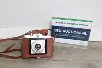 Agfa Isola I vintage camera met leren hoes – kavel bij GSD Auctions, Zoeterwoude