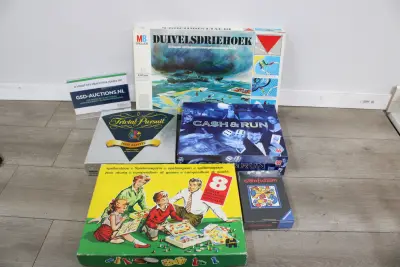 Spellenpakket met oa Trivial Pursuit, Cash & Run – kavel bij GSD Auctions, Zoeterwoude