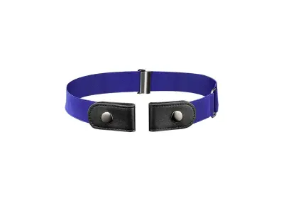 Riem zonder gesp blauw - elastisch – kavel bij GSD Auctions, Zoeterwoude