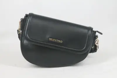 Klassieke zwarte damesschoudertas - Valentino – kavel bij De Kringwinkel, Brecht