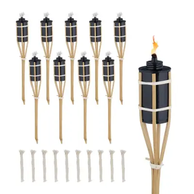 Petroleum Tuinfakkels 40 cm set van 10 stuks( 554) – kavel bij GSD Auctions, Zoeterwoude