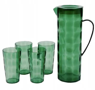 Dranken karaf met 4 bekers – kavel bij GSD Auctions, Zoeterwoude