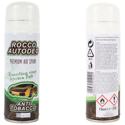 3x Rocco autodeo anti-tabak -anti nare luchtjes75 ml – kavel bij GSD Auctions, Zoeterwoude