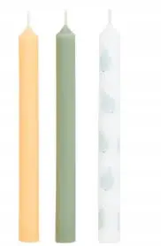 5xSet Diner kaarsen 22 cm x 2,2 cm – kavel bij GSD Auctions, Zoeterwoude