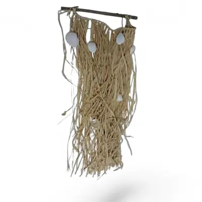 Design hanger Raffia 20x60cm muurdecoratie – kavel bij GSD Auctions, Zoeterwoude