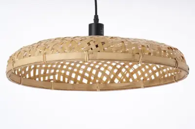 Hanglamp Paloma rotan naturel 50 cm – kavel bij GSD Auctions, Zoeterwoude