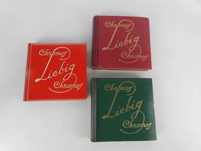 3 vintage Liebig Chromo albums met plaatjes – kavel bij De Kringwinkel, Heverlee