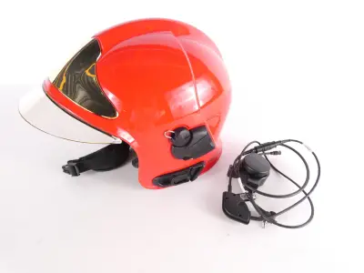 MSA Gallet F1 SF Professionele brandweerhelm en communicatieset – kavel bij De Kringwinkel, Heverlee