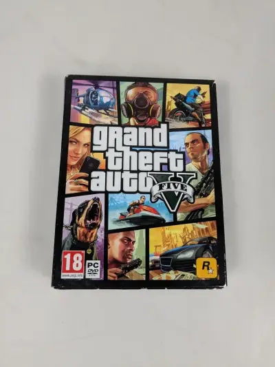 Grand Theft Auto V PC spel met handleidingen en kaarten – kavel bij De Kringwinkel, Sint-Niklaas