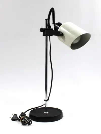 Vintage Chrome Bureaulamp – kavel bij De Kringwinkel, Dilsen