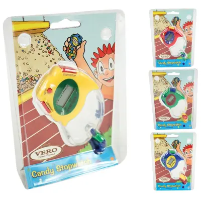Vero Candy stopwatch op batterij kids geel – kavel bij GSD Auctions, Zoeterwoude