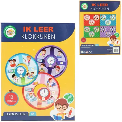 Educatieve spellen "klok kijken" nieuw – kavel bij GSD Auctions, Zoeterwoude
