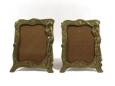 Vintage Art Nouveau Fotolijsten – kavel bij De Kringwinkel, Maaseik
