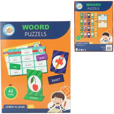 Educatieve spellen "woord puzzels" nieuw – kavel bij GSD Auctions, Zoeterwoude